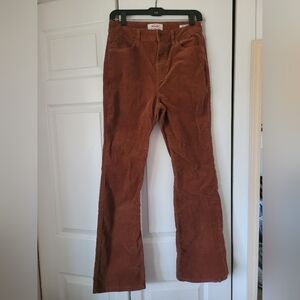 Wrangler Brown Corduroy High Rise Bold Boot